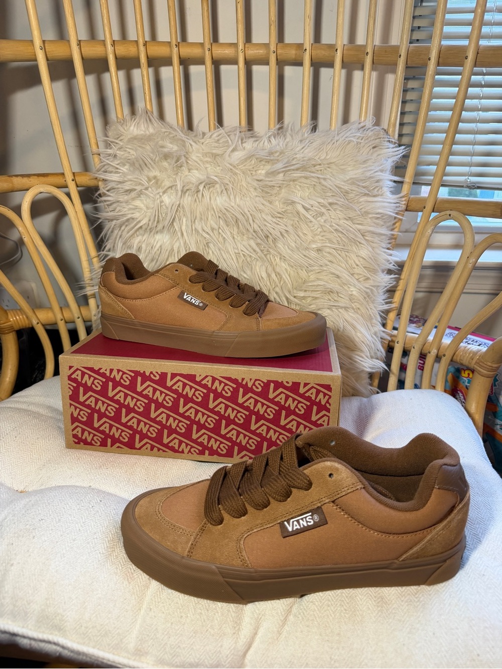 Vans Chukka Push Chipmunk Brown Men Unisex Casual Shoes Size 9
